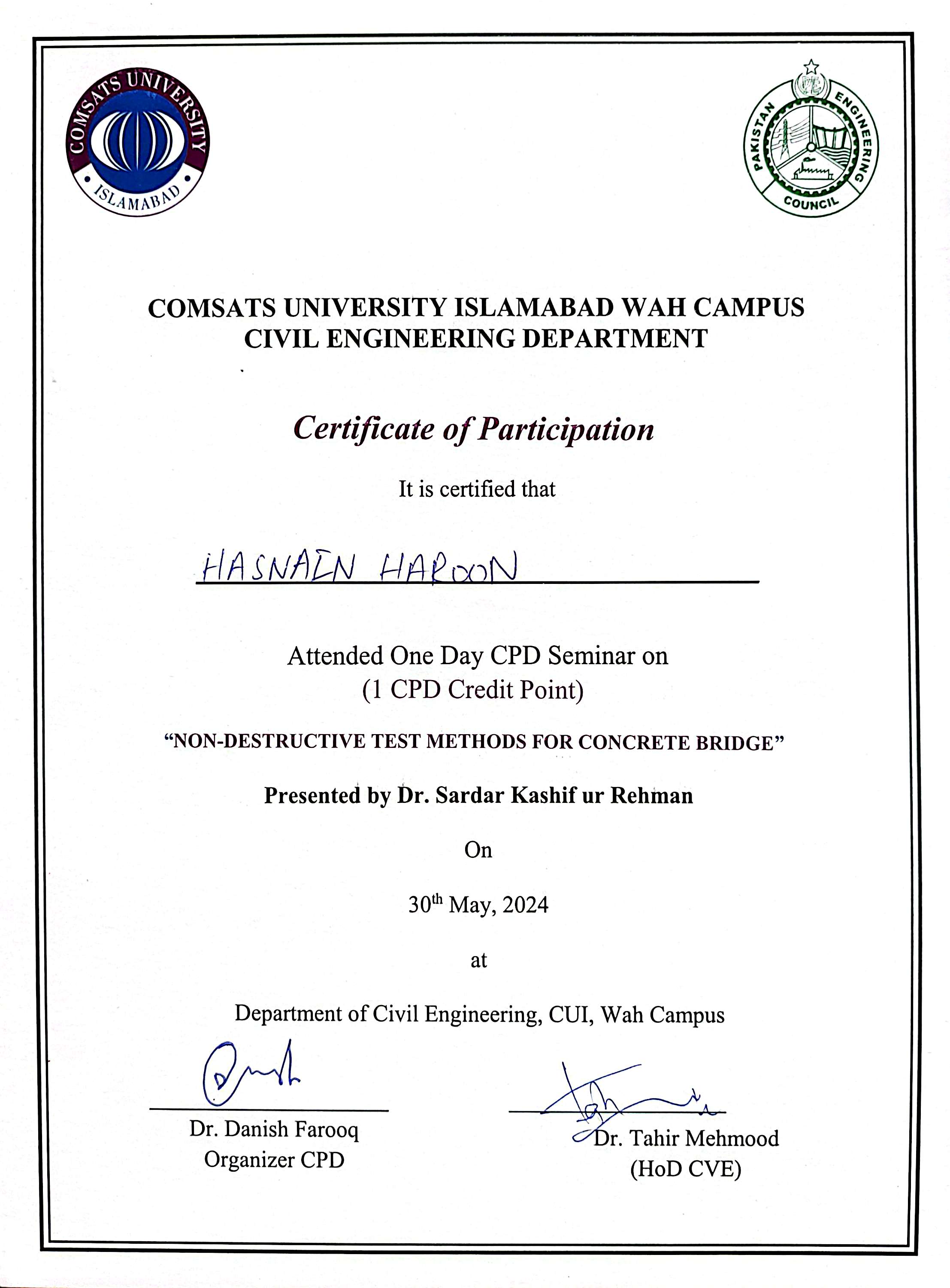 Certificate 14