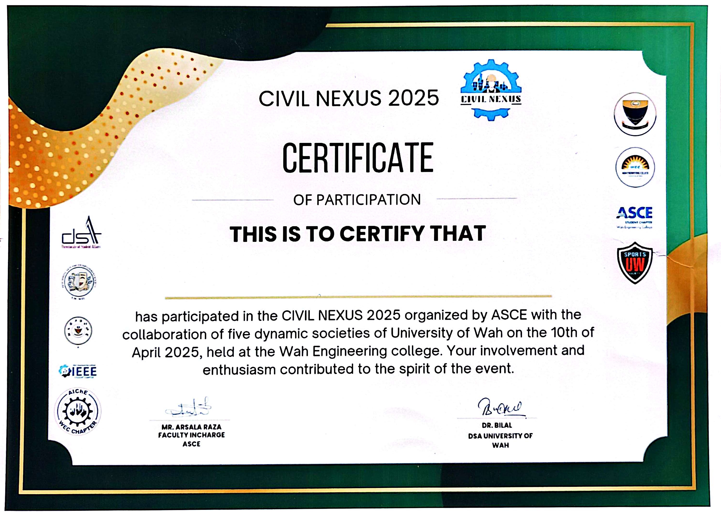 Certificate 2