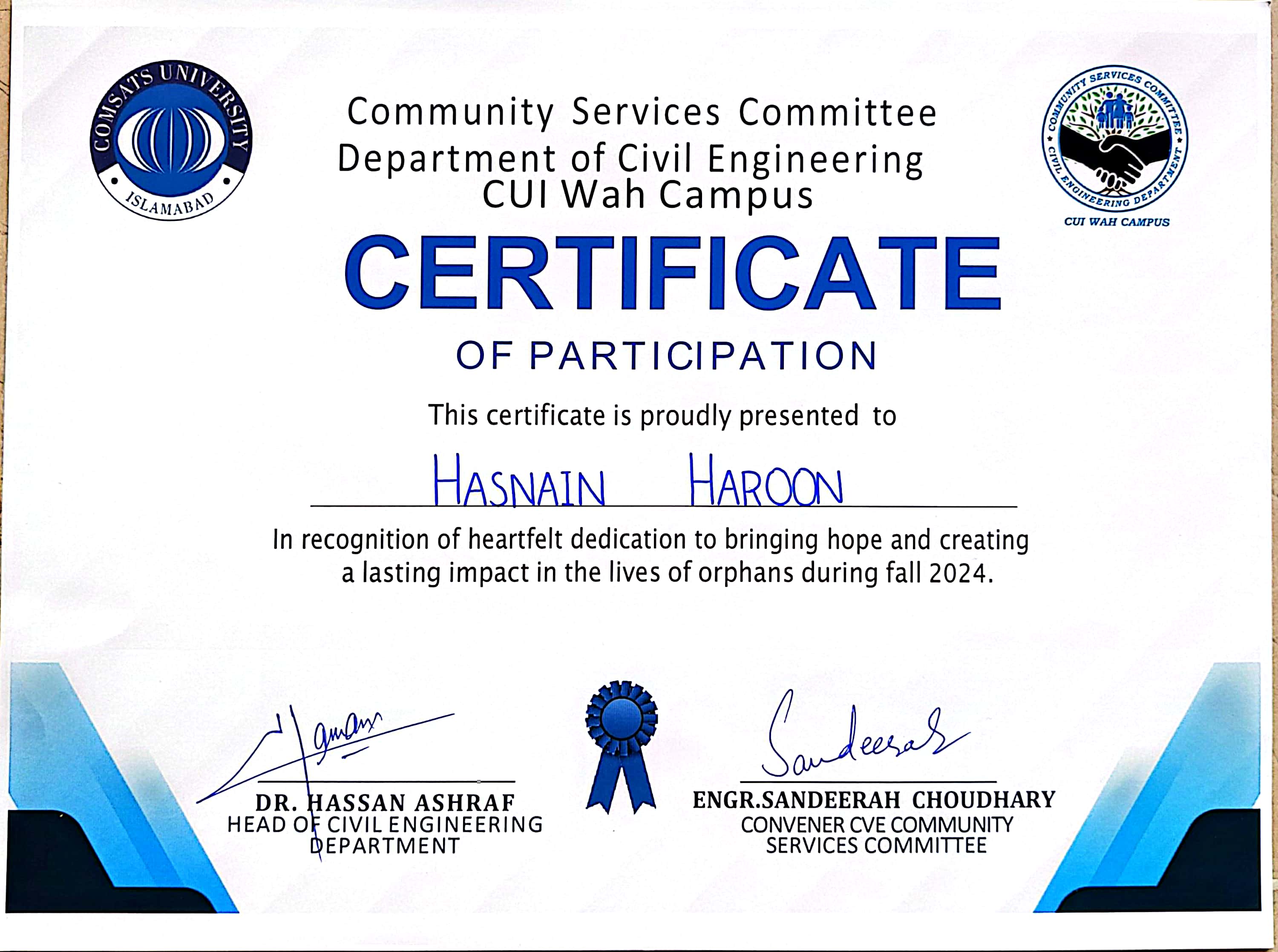 Certificate 3