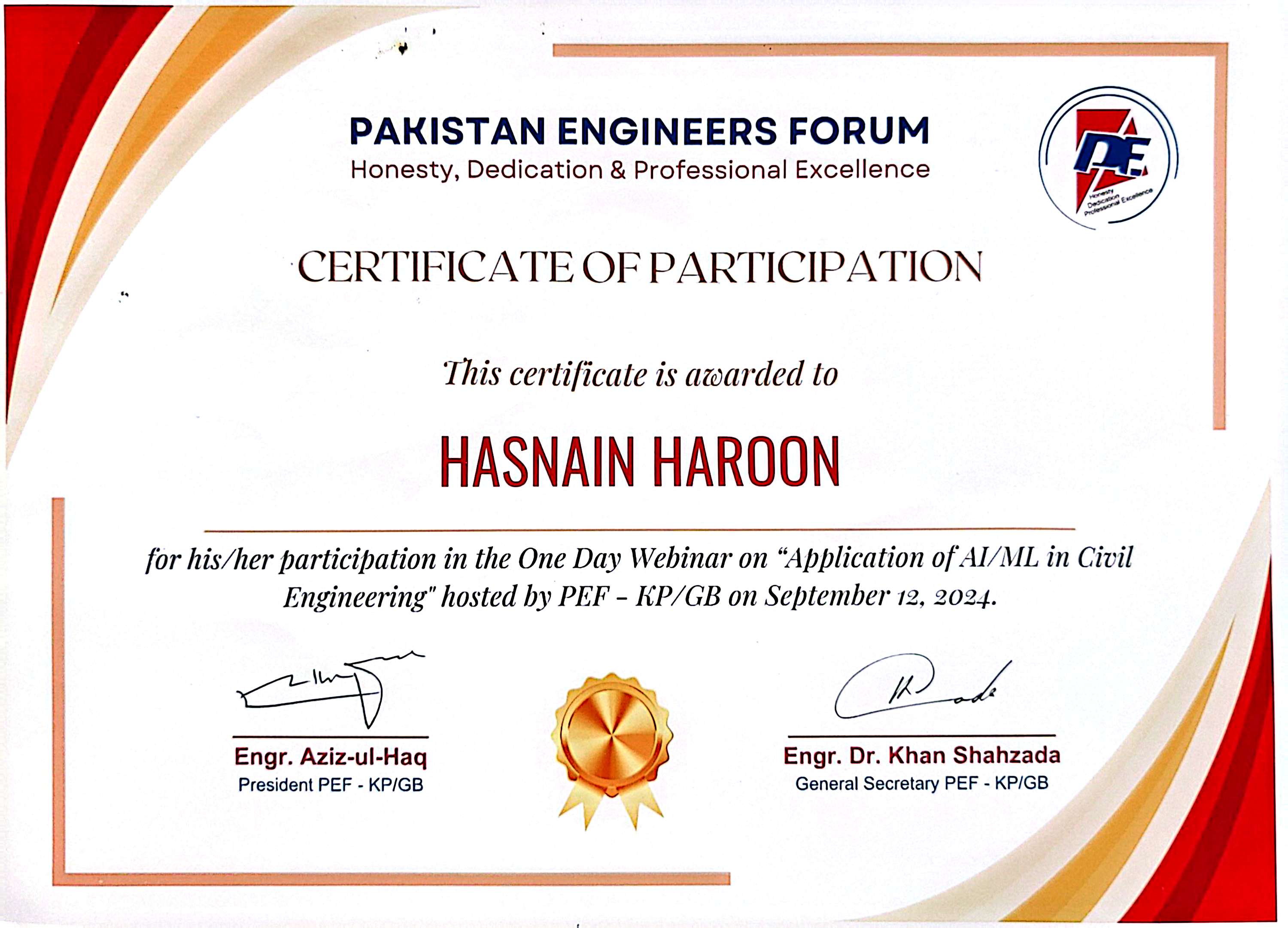 Certificate 9